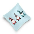 thumbnail image 5 of Gnome Christmas Cartoon Cute Square Throw Pillow Covers Couch Decorative Pillow Cases Outdoor Sofa Cushion Cover Modern Decor for Bed Living Room 18" x 18", 5 of 7