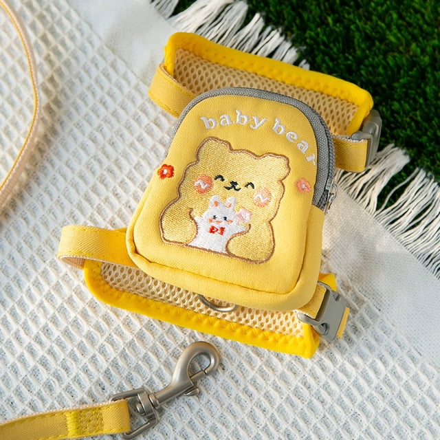 <p>Pet Backpack Harness Pet Backpack Harness Adjustable Outdoor Cat Saddle Bags With Leash For Small Pets Cats Dogs</p>