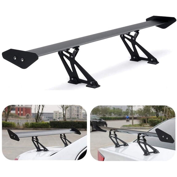 SCITOO Aluminum Universal Black Rear Trunk Spoiler Wing Exterior Accessories Styling Kits Replacement Fits select: 2003-2007 HONDA ACCORD EX, 2008-2015 HONDA ACCORD EXL