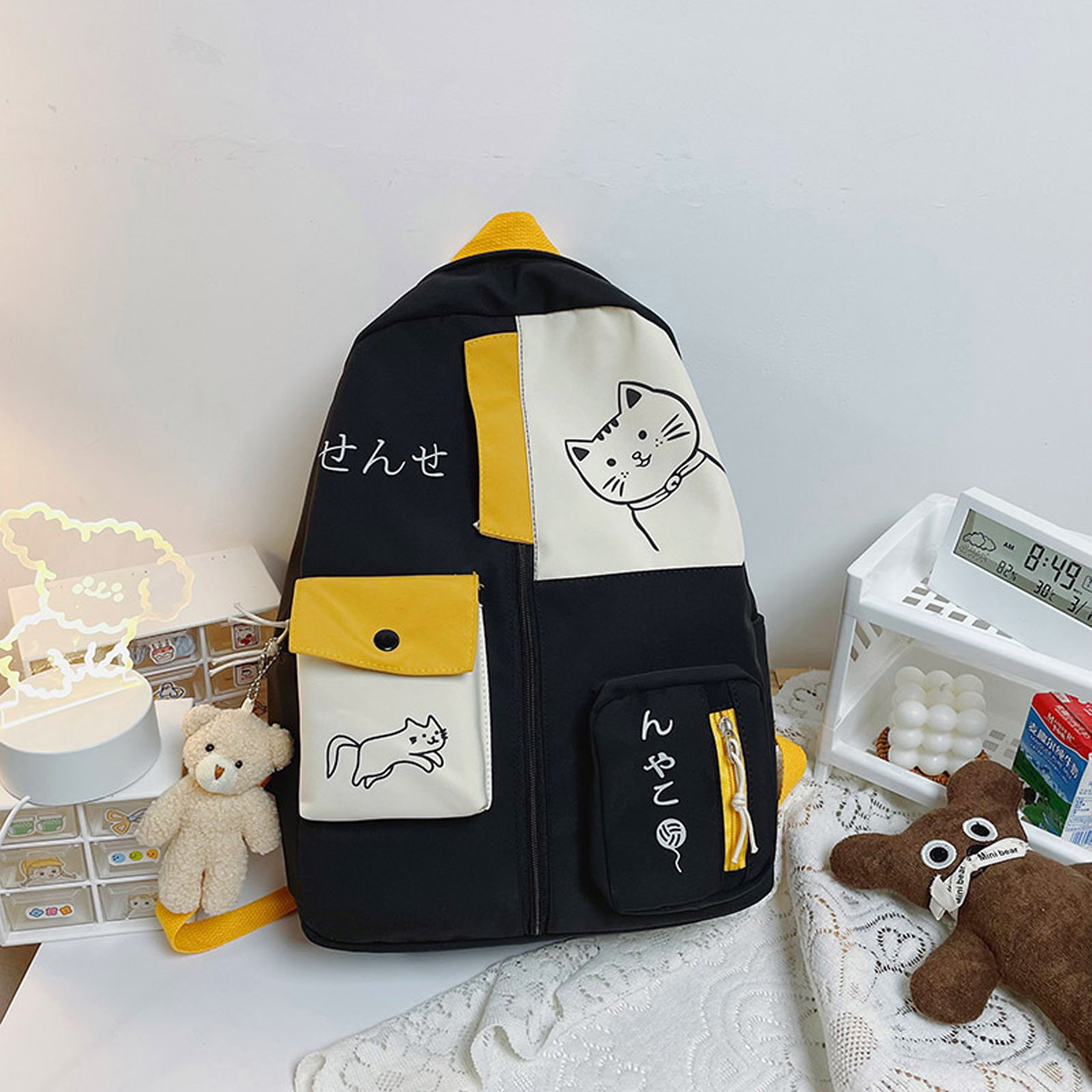 GRYPIT Kawaii Cute Aesthetic Backpack with Cute