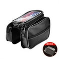 thumbnail image 2 of Mountain Bike Front Frame Bag That Keeps Your Essentials Organized And Protected During Every Road Ride And Outdoor Adventure, Large-Capacity Saddle Bag With Sensitive Mobile, 2 of 3