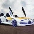 thumbnail image 1 of Lit de Course White Aero Premium avec Matelas, 1 of 2
