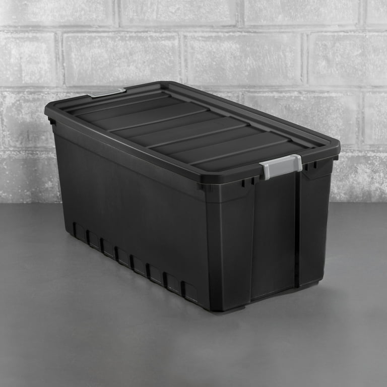 Sterilite 50 Gallon Stacker Tote, Extra Large Durable