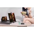 thumbnail image 6 of Mobile Phone Magnifier Screen, 3D HD Magnifying Projector Screen Enlarger for Movies Videos and Gaming,Foldable Phone Stand with Screen Amplifier, Compatible with All Smartphones, 6 of 7