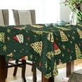 thumbnail image 5 of Yayeee Tablecloths 60" x 108" Rectangle Wrinkle Resistant Party Table Cover, Christmas Tree, 5 of 8