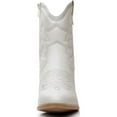 thumbnail image 5 of Bottes de Cowboy pour Femmes Bout Pointu Style Western Taille 46 Marron, 5 of 5