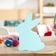 thumbnail image 5 of Decoraciones de conejito de Pascua, decoración de mesa de conejito, decoración del hogar, estatua, figura para manualidades Azul claro, 5 of 8