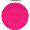 thumbnail image 2 of 1pack Beret Hats Solid Classic Beret Hats for Girls, 2 of 7