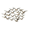 thumbnail image 6 of DecMode Bronze Metal Flying Flock Bird Wall Decor, 6 of 12