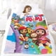 thumbnail image 5 of Ruby Arcoíris anti-pilling, suave, ligera, esponjosa y acogedora de lujo para hogar y cocina – Perfecta para niños y adultos,120X150cm, 5 of 6