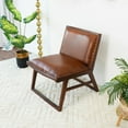 thumbnail image 7 of Miekor Furniture Everett Tan Leather Lounge Chair 52039, 7 of 7