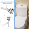 thumbnail image 2 of Raindrops Toilet Flush Switch Assistor Toilet Tank Buttons Electroplating Plastic 1Pack, 2 of 8