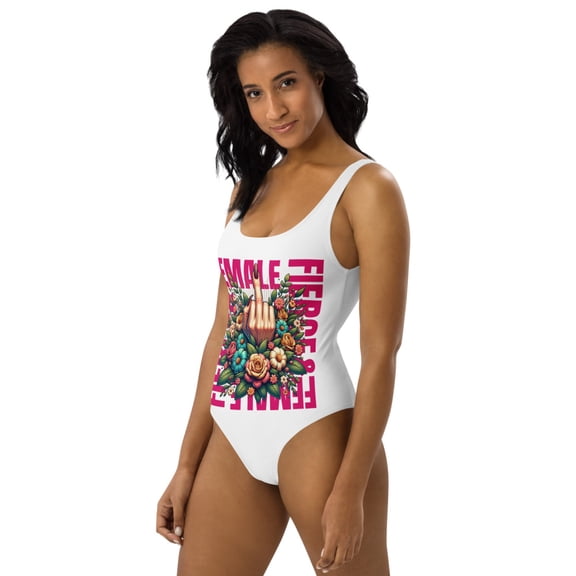 Hollidays Hustle- Fierce Hustle- Activism Wear One-Piece Swimsuit (XS)