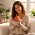 thumbnail image 6 of LEHOZIHEQ Woven Storage Basket with Lid, Cute House Basket, House Shape Woven Storage Basket, Sundries Container, for Bedroom and Living Room, 6 of 7