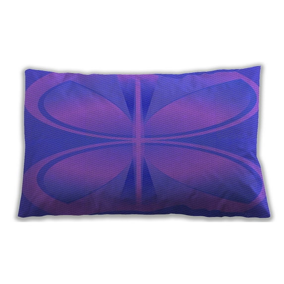 Ahgly Company Outdoor Rectangular Contemporary Lumbar Throw Pillow, 13 inch by 19 inch