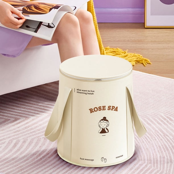 Bolsa Plegable para Pies para Baño de Pies Portátil Doméstico y Cubo para Pies