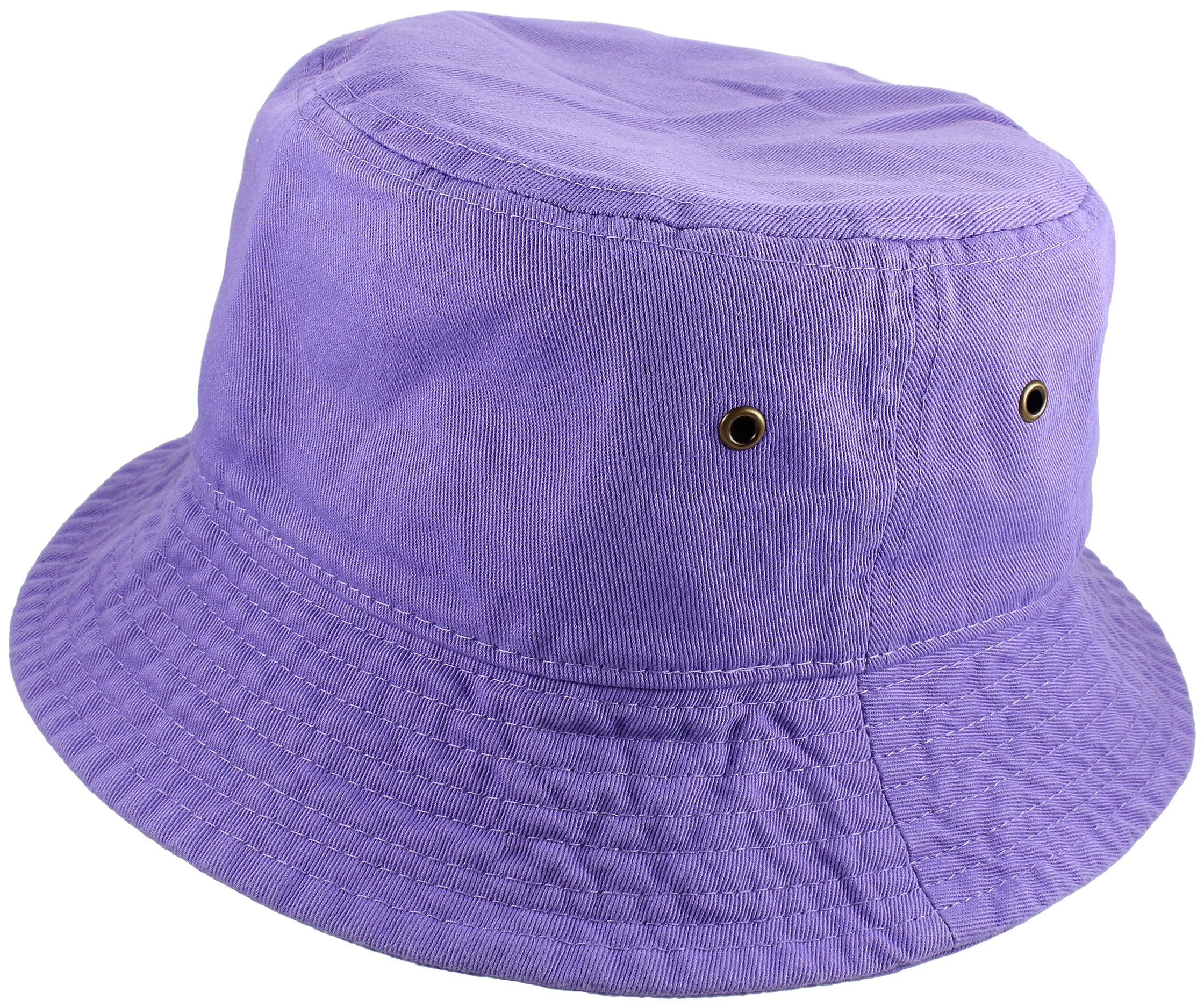 Gelante Bucket Hat 100% Cotton Packable Summer Travel Cap. Lavender-S/M ...