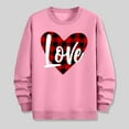thumbnail image 5 of PNTUTB Men's Casual Long Sleeve Crew Neck Fashion Valentine's Day Print Loose Comfortable Pullover Sweatshirts, 5 of 6