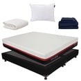 thumbnail image 1 of Colchón en caja Lather King Size + Box + Almohada One + Protector Ultra + Sábanas Softy, 1 of 9