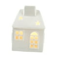 thumbnail image 2 of Casa de Navidad de cerámica, decoraciones navideñas, casa, interior, mesita de noche, cerámica, mesa 9cmx7cmx12cm, 2 of 9