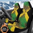 thumbnail image 2 of Uorisanigo Car Seat Covers, 2 Pack Sunflower Mexican Flag Seat Cushion Protectors, Fluffy Front Seats Covers for Auto Interior Accessories with Soft Fuzzy Non-Slip, 2 of 7
