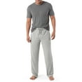 thumbnail image 7 of George Men's and Big Men's Feed Stripe Knit Sleep Pajama Pants, S-5XL, 7 of 7