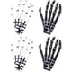 thumbnail image 1 of (4 piezas) Pinza para el cabello de Halloween con garra de mano de esqueleto, accesorios para peinar el cabello femenino compatibles con niñas, 1 of 5