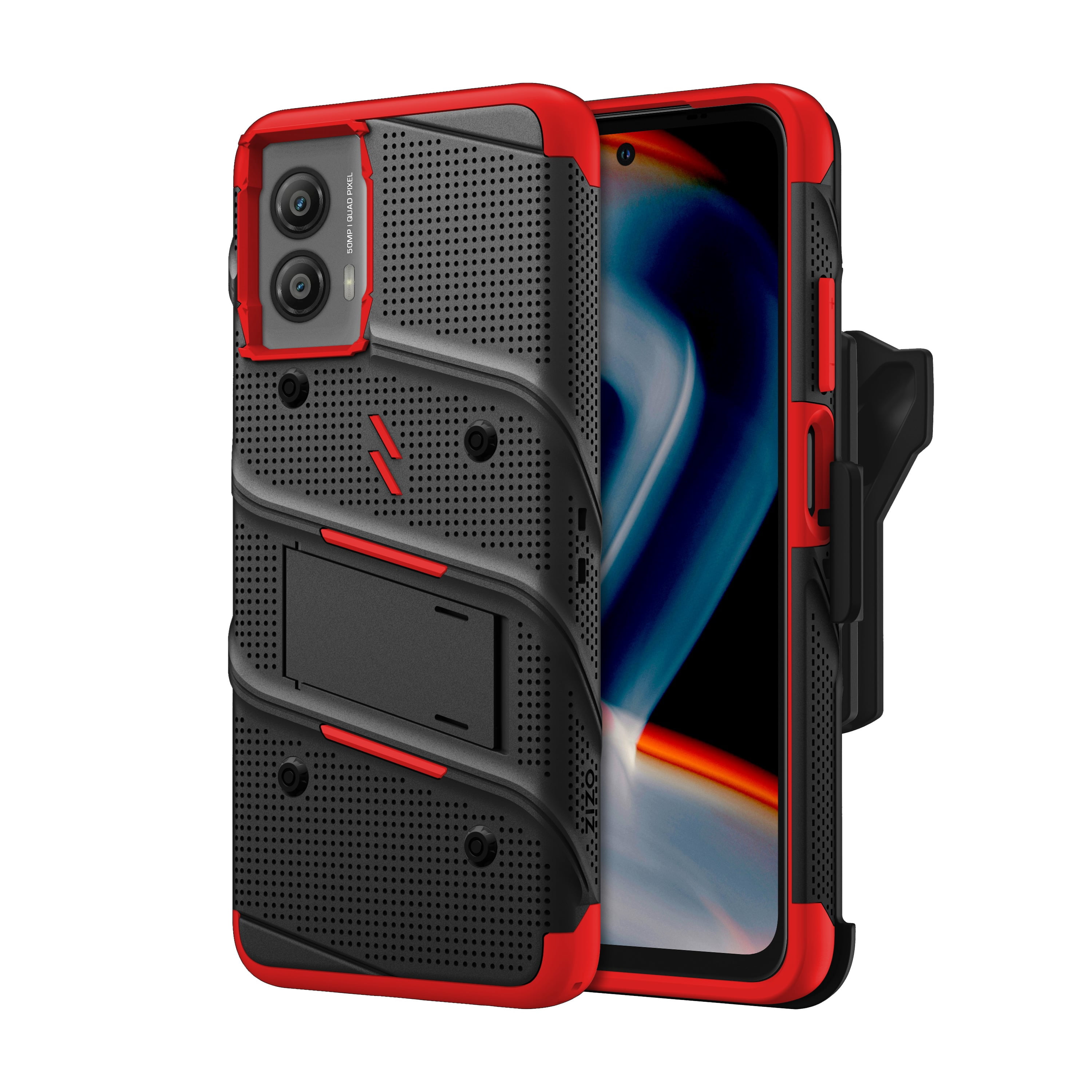 ZIZO BOLT Bundle moto g power 5G (2024) Case with Tempered Glass