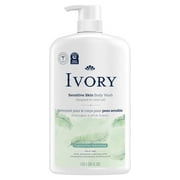 Ivory Mild and Gentle Body Wash, Fragrance-Free, for Sensitive Skin, 35 fl oz