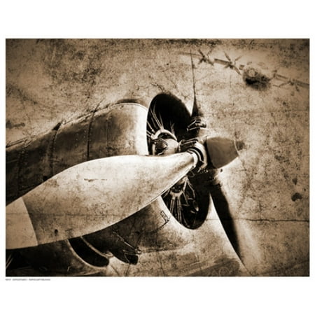 15 Poster Print - Antique Plane II Poster Print (15 x 12)