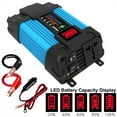 thumbnail image 4 of 6000W Car Power Inverter DC12V To AC110/220V Pure Sine Wave 2USB LCD Display, 4 of 6