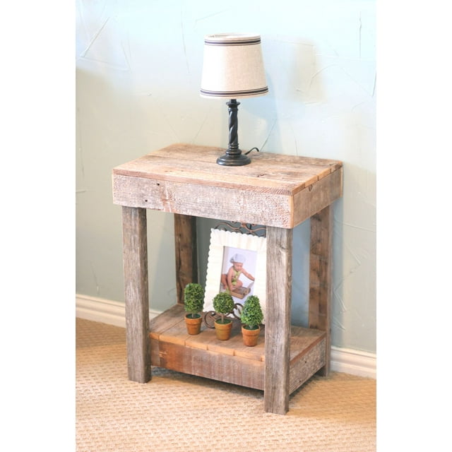 Rustic End Table