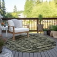 thumbnail image 5 of Addison Rugs Chantille Indoor/Outdoor Transitional Moroccan Black Washable Round Rug, 8' x 8', 5 of 5