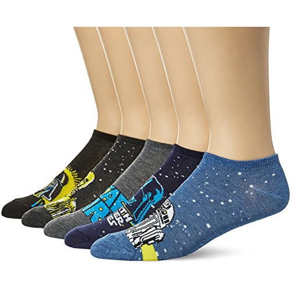 Star Wars Men's 5 Pack No Show Socks