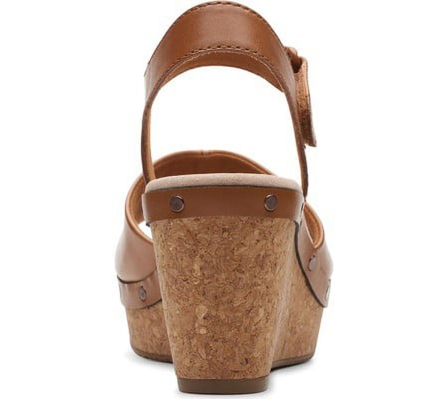 Women s Clarks Annadel Clover Wedge Sandal Walmart