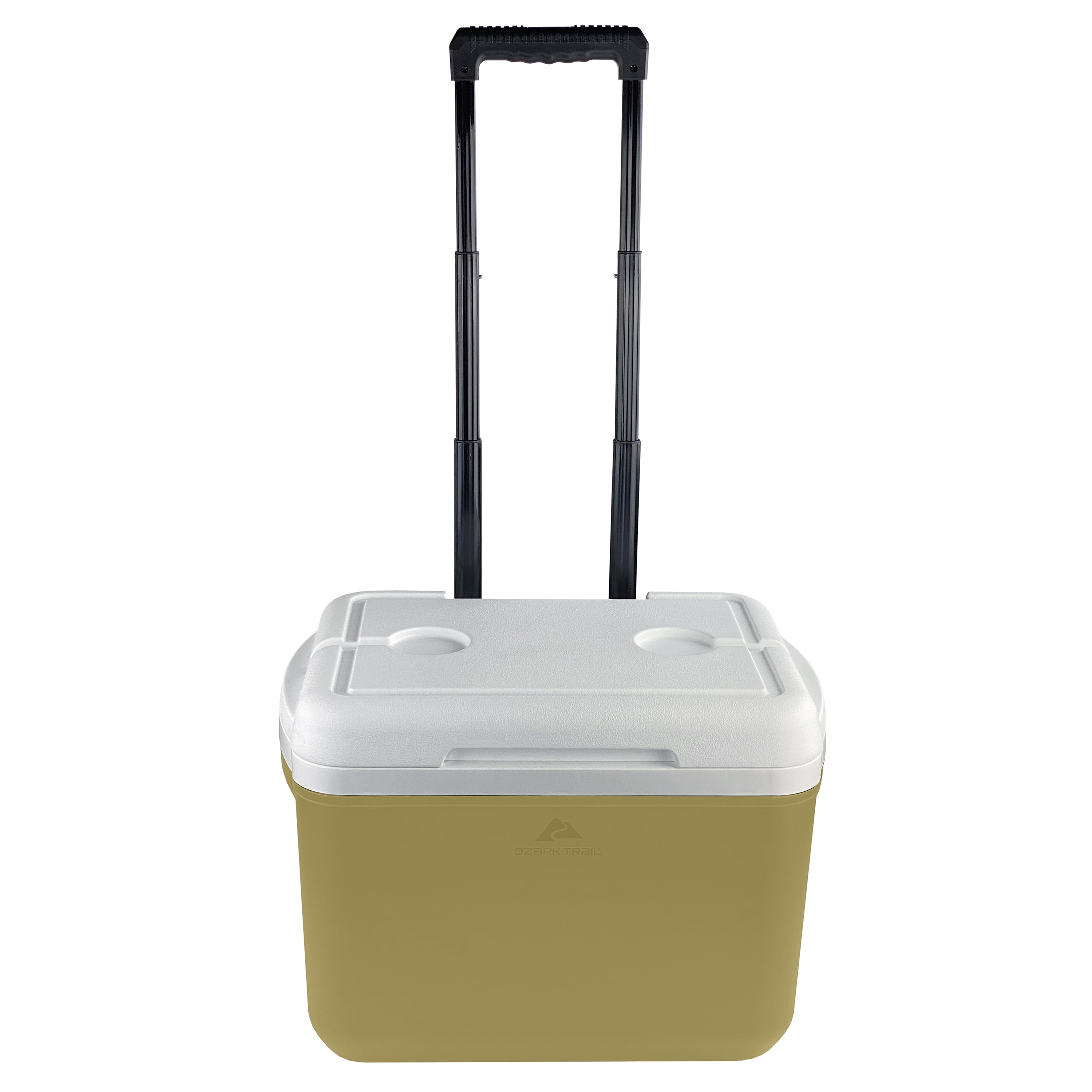 Ozark Trail 30 Quart Capacity Hard Side Wheeled Cooler, 42-Can, Gold