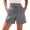 🔥 Black_New, variant on Gifts Dianli Women's Checkered Double Pocket Loose Sporty Shorts Drawstring Elastic Waist Side Pockets Casual Breathable Check Print Five Quarter Shorts Comfortable Everyday Wear Women's Shorts