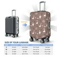 thumbnail image 4 of Honeii cartoon geese Elastic Luggage Cover, featuring double-sided printing, is the ideal companion for travel, business trips, and daily use(not included suitcase )-Medium, 4 of 7