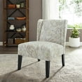 thumbnail image 2 of Linon Grace Wing Back Chair - Blue, 2 of 6