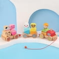thumbnail image 2 of kusrkot Multicolor Train Camion Forme Jouet Éducatif Blocs de Construction DIY pour Tout-Petit, 2 of 8