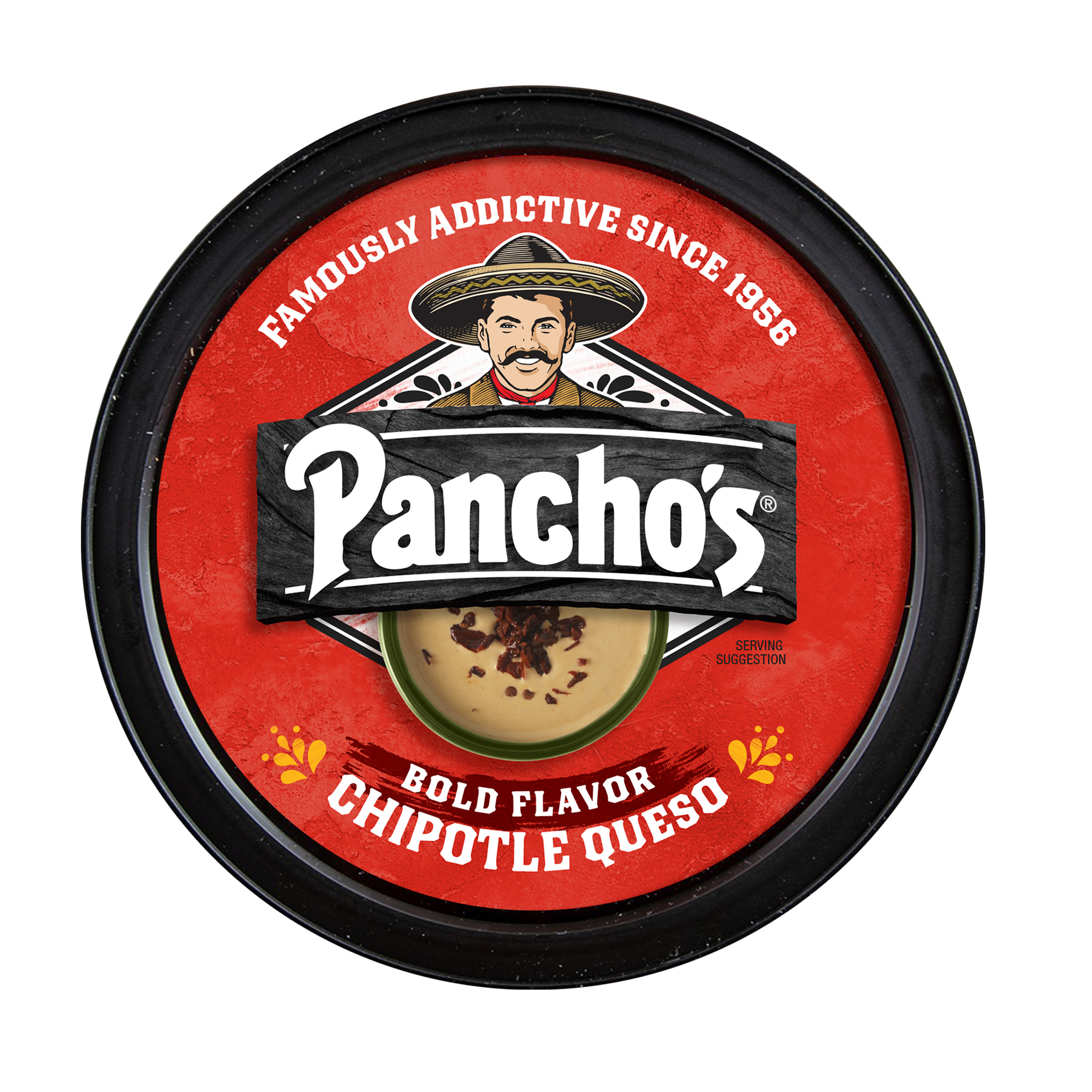 Pancho's Chipotle Queso Cheese Dip, 16 oz Tub