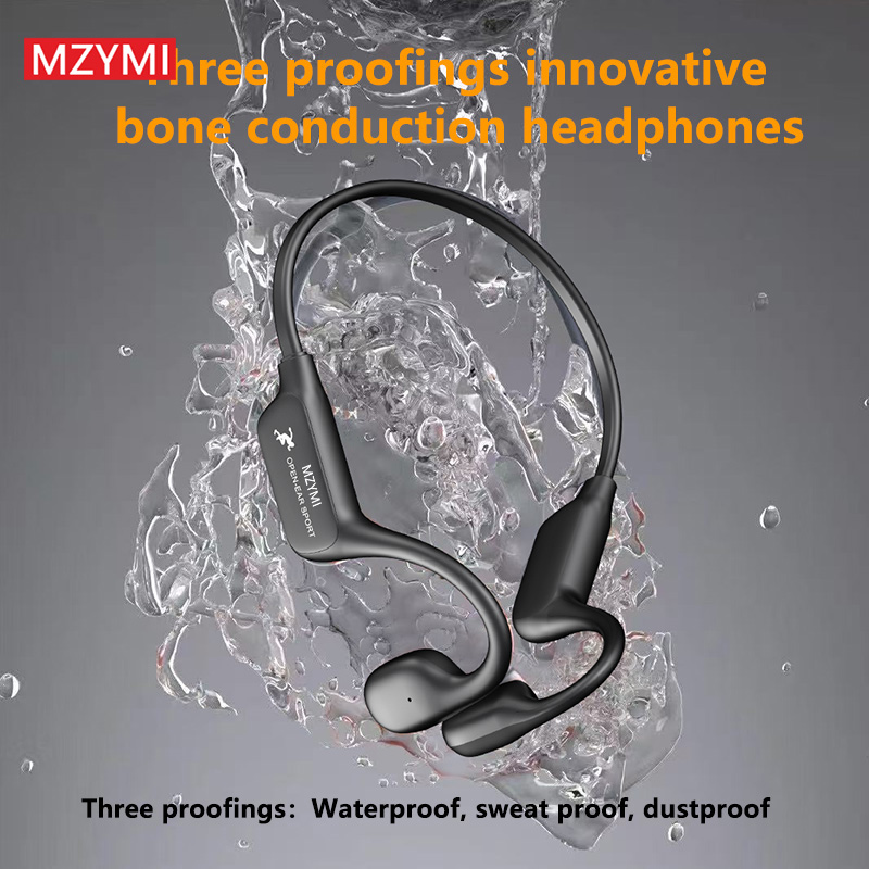 MZYMI Bone Conduction TWS Headset A28 Neckband Bluetooth Open Ear Headphone Sport Waterproof Music Earphone With Mic For Android iOS