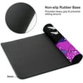 thumbnail image 4 of Japanese Balck Blue Purple Wave Gaming Mouse Pad 35.4 X 15.7 Inch XXL Cool Style Art Design Full Des Mousepad Extended Large Non-Slip Rubber Base Keyboard Mat with Stitched Edges for Home Office, 4 of 6
