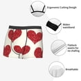 thumbnail image 5 of Kdxio Men's Boxer Briefs with Love Print - Comfortable and Breathable Underwear for Everyday Wear, 5 of 7