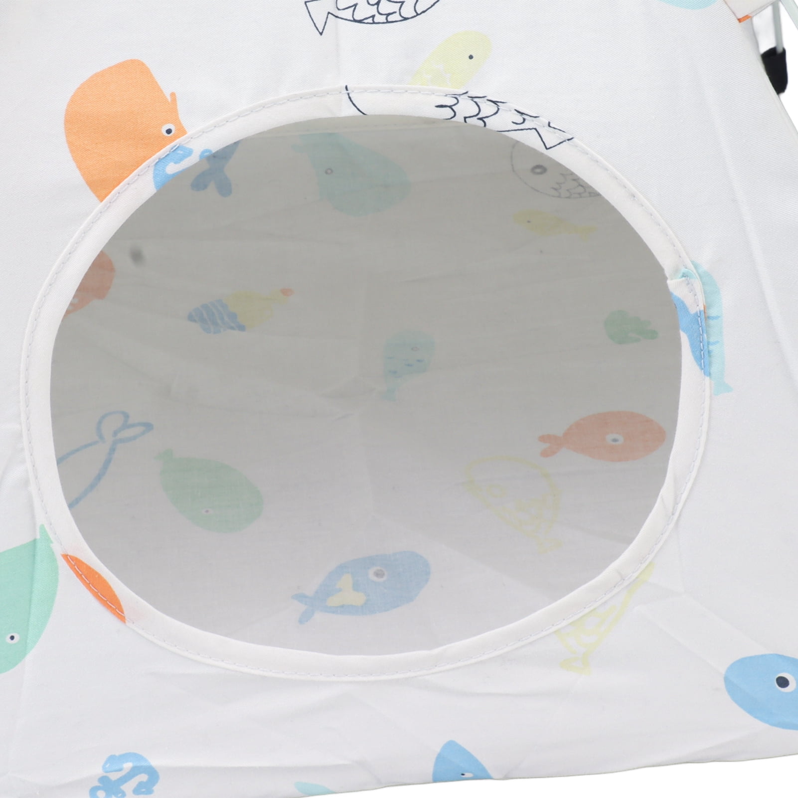 Riousery Portable Detachable Cat Tent Washable Pet Indoor Playpen Enclosure for Small Pets Puppy Cats, Cartoon Print Soft-Sided Exercise Foldable Camp Equipment, 15.7 inches / 40 cm