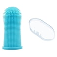 thumbnail image 1 of Diseño de 360º: el cepillo de dientes de dedo patentado para perros permite una fácil limpieza de toda la boca con solo unos pocos movimientos., 1 of 5