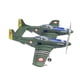 thumbnail image 3 of Kits de construcción de caza CUTICAT 1:48 modelo de avión rompecabezas 3D Verde, 3 of 8