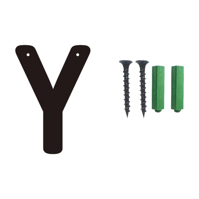 Savings Clearance for Home Products!Tengw Three-dimensional Iron Art Number Letters House Number Screw Home House Number Sign