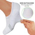 thumbnail image 4 of No Show Socks Womens Athletic Cushion Ankle Footies Low Cut 5-6 Pairs, 4 of 7