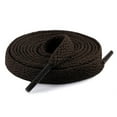 thumbnail image 1 of Shoelaces High Bang Polyester Single Layer 8mm Shoe Laces Colorfast Flat ShoelacesCoffee Brown, 1 of 1